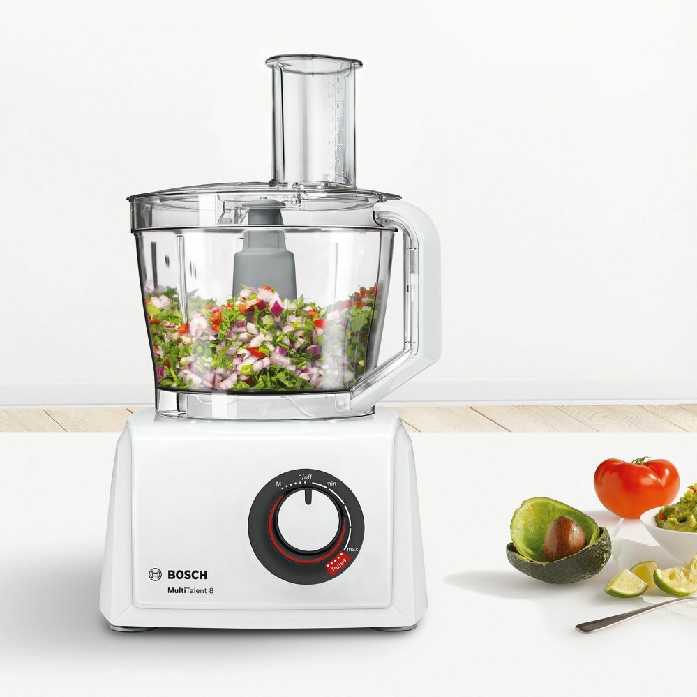 Миксеры и блендеры Bosch  Food Processor MultiTalent 8 MC812W501 1000 W Number of speeds 2 Bowl capacity 3.9 L Blender White