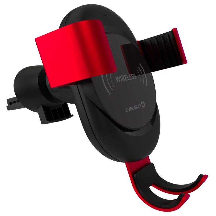 Авто держатель Evelatus - Gravity Car Holder with Wireless Charger WCH02 Red