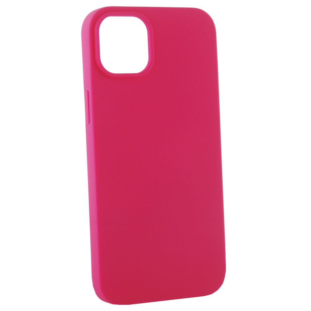 Back panel cover Evelatus Apple iPhone 14 Plus 6.7 Premium Soft Touch Silicone Case Rosy Red