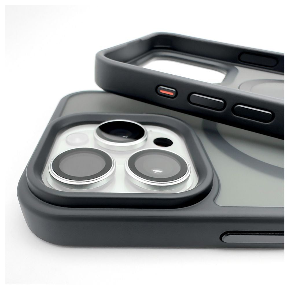 Tagakaaned Evelatus Apple iPhone 15 Pro Hybird Case With Magsafe PC+TPU Black