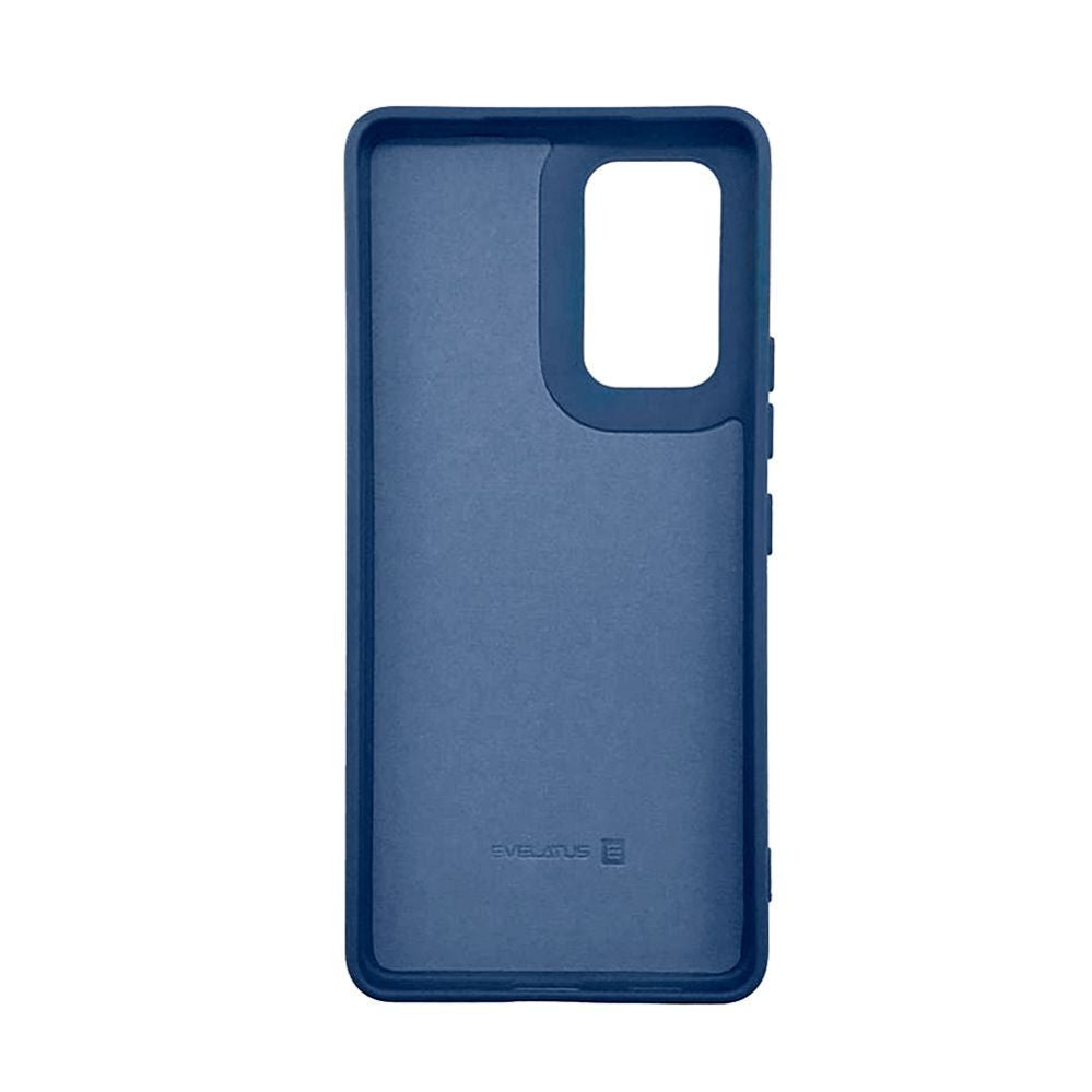 Back panel cover Evelatus Samsung Galaxy A03s Nano Silicone Case Soft Touch TPU Midnight Blue