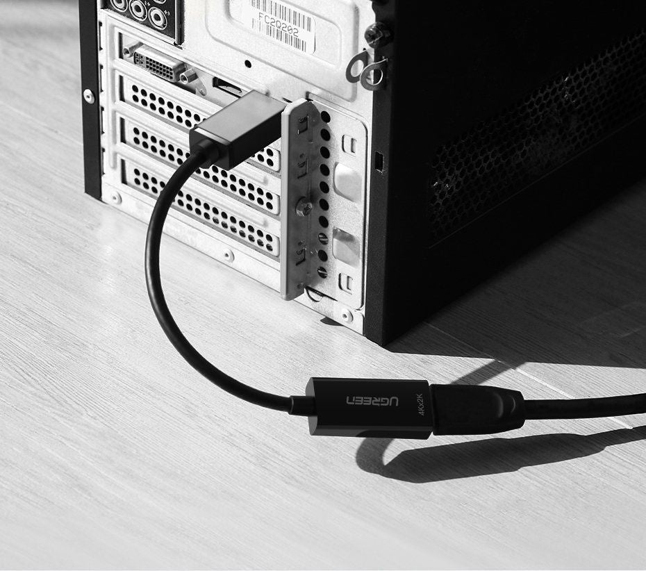 Кабель Ugreen  Cable from DisplayPort (Male) to HDMI (Female) (Unidirectional) 1080P 60Hz 12bit Black (40362)