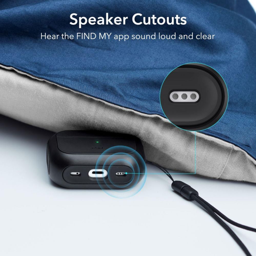 Чехол на заднюю панель ESR  ESR Orbit Halolock with MagSafe for Apple AirPods Pro 1 / 2 - black