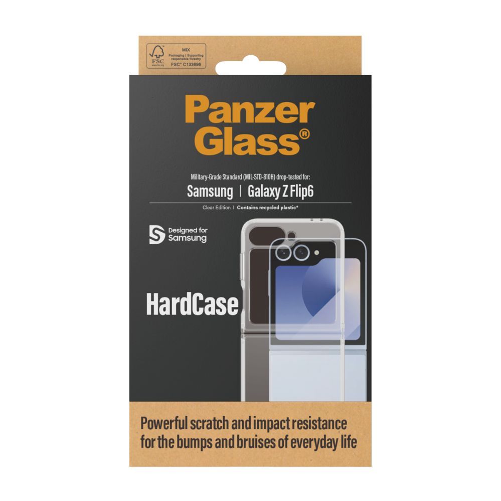 Back panel cover PanzerGlass  PanzerGlass Hardcase for Samsung Flip6