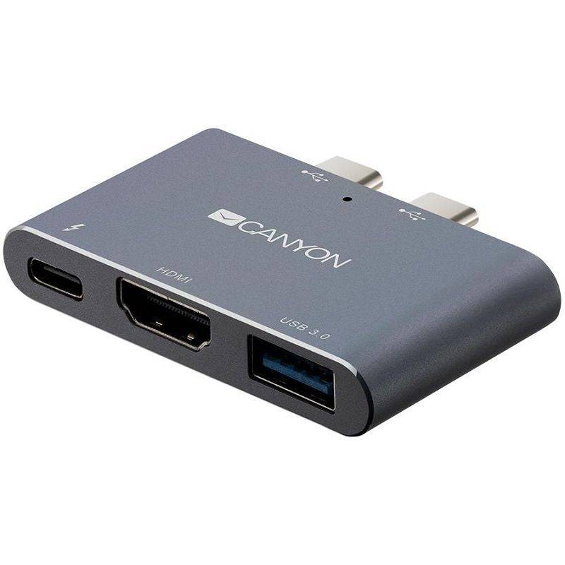 Converter Canyon  DS-1 Multiport Docking Station with 3 port Space Gray