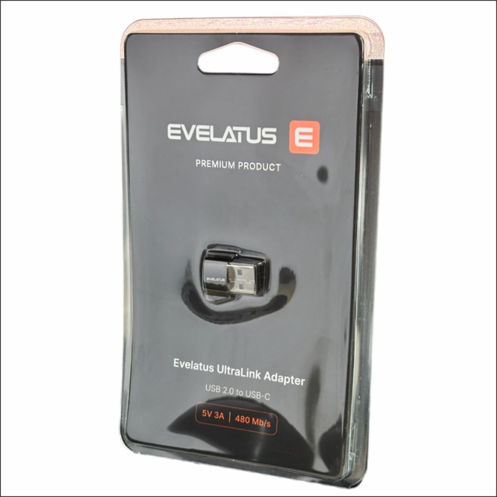 Üleminek Evelatus  Evelatus UltraLink OTG Adapter USB 3.0 to USB-C 5V 3A  |  480 Mb/s Abyss Blue