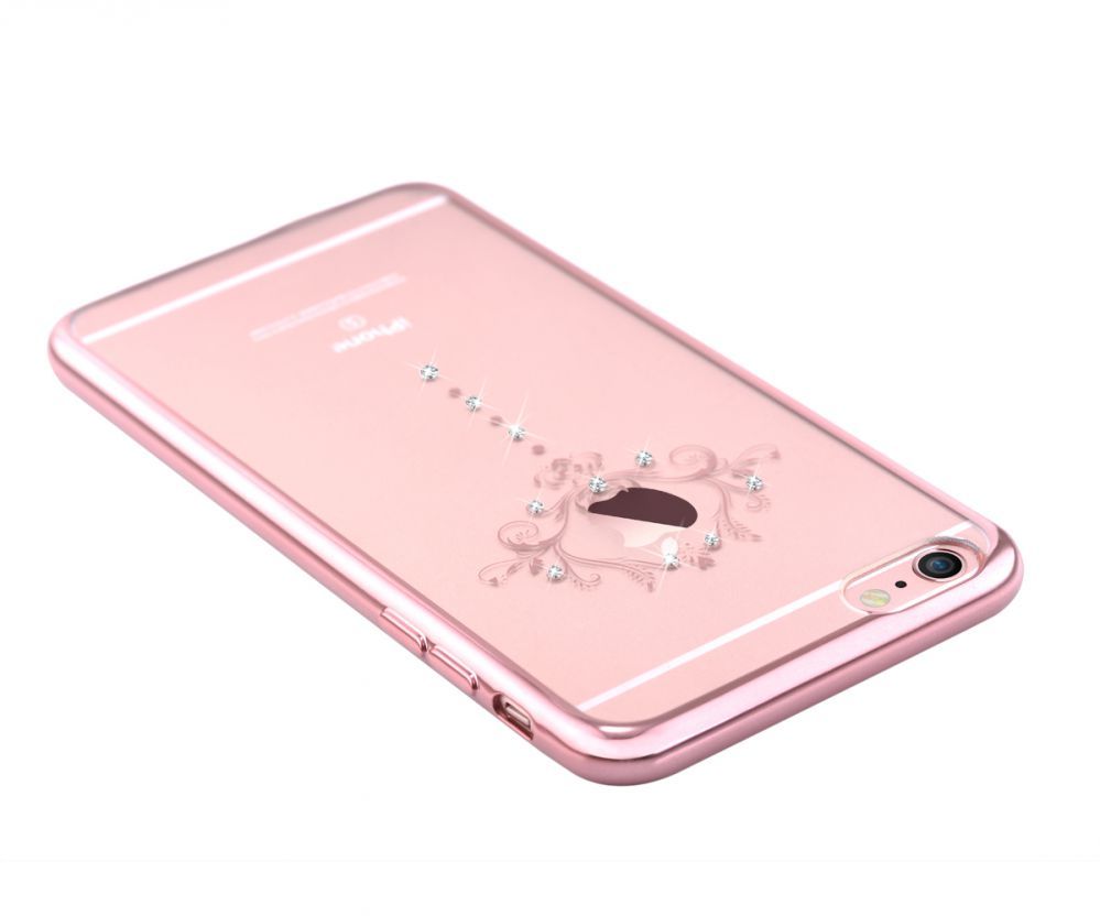 Чехол на заднюю панель Devia Apple iPhone 6 Plus/6s Plus Crystal Iris Rose Gold