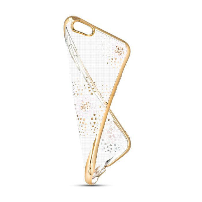 Tagakaaned Beeyo Sony E5 Flower Dots TPU Gold