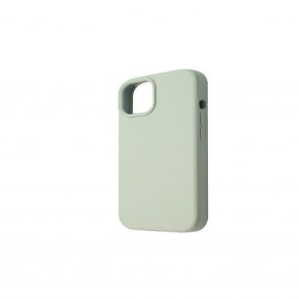 Back panel cover Just Must  JM MAGSAFE REGULAR DEFENSE SILICONE for iPhone 15 Light Green