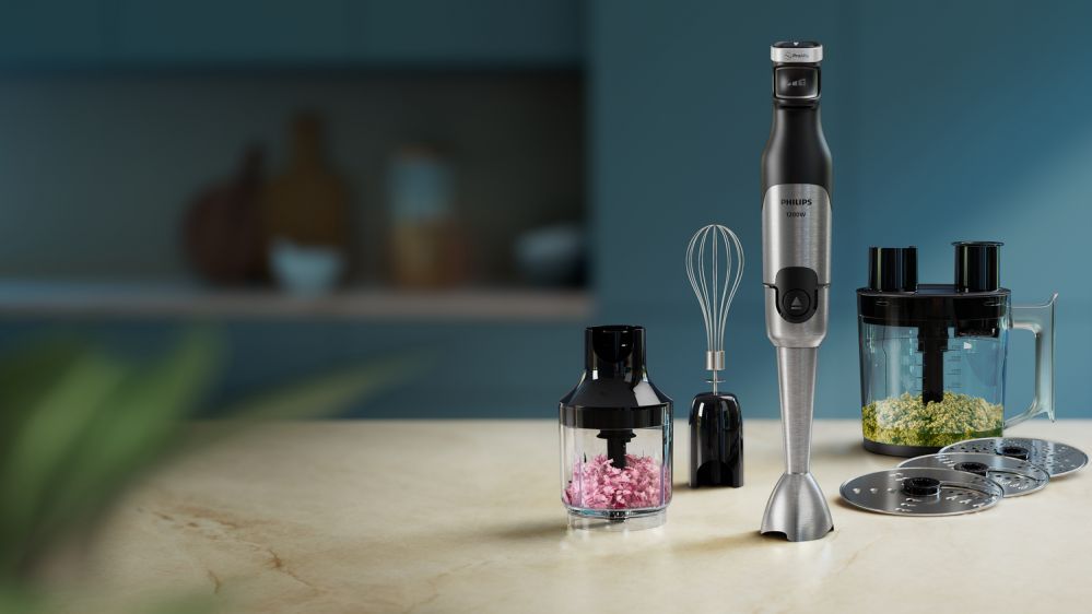 Миксеры и блендеры Philips  | Hand mixer | HR2685/00 | Hand Blender | 1200 W | Number of speeds 3 | Black
