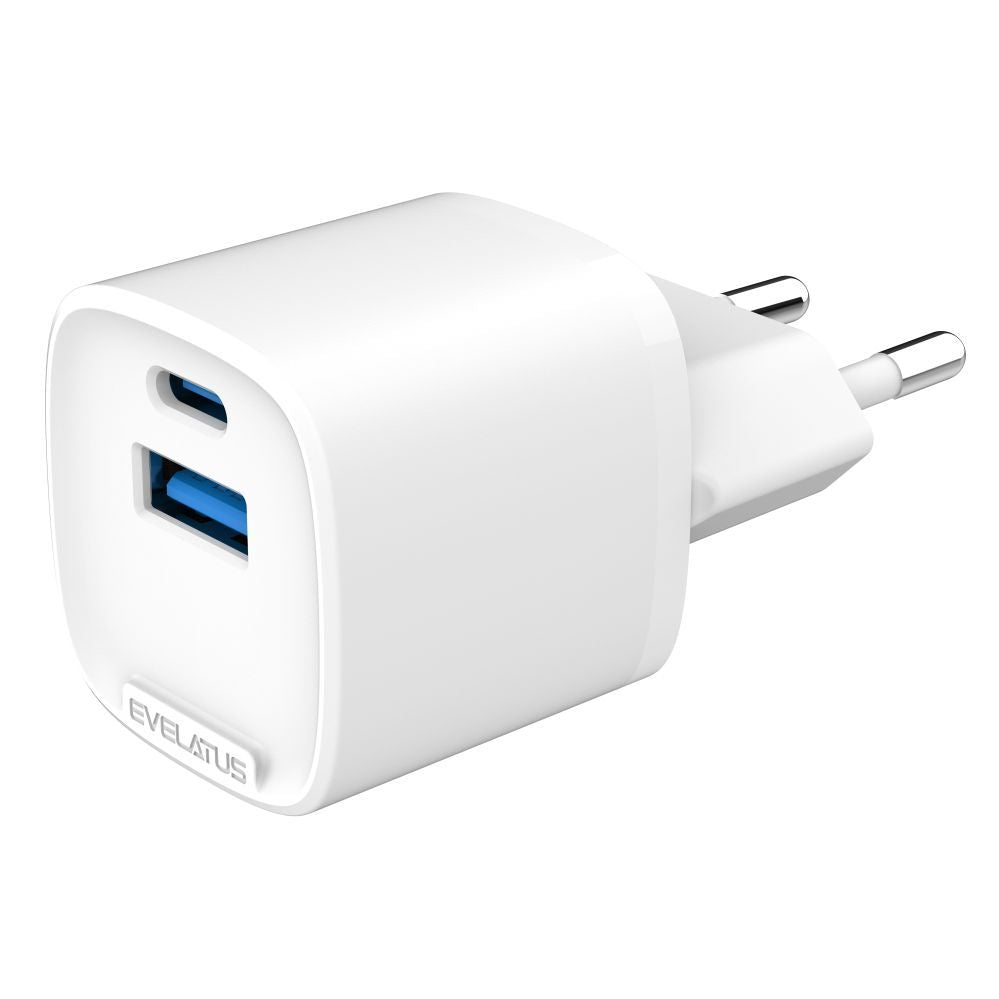 Adapter Evelatus  Evelatus QuickVolt  Adapter  20W EU-WH White