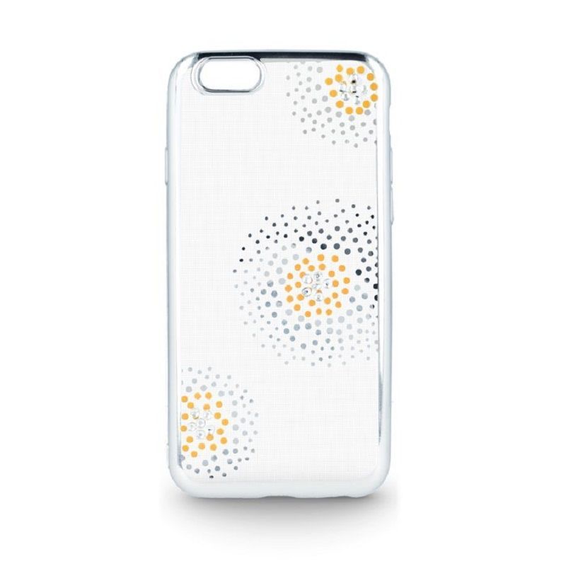Чехол на заднюю панель Beeyo Sony E5 Flower Dots TPU Silver