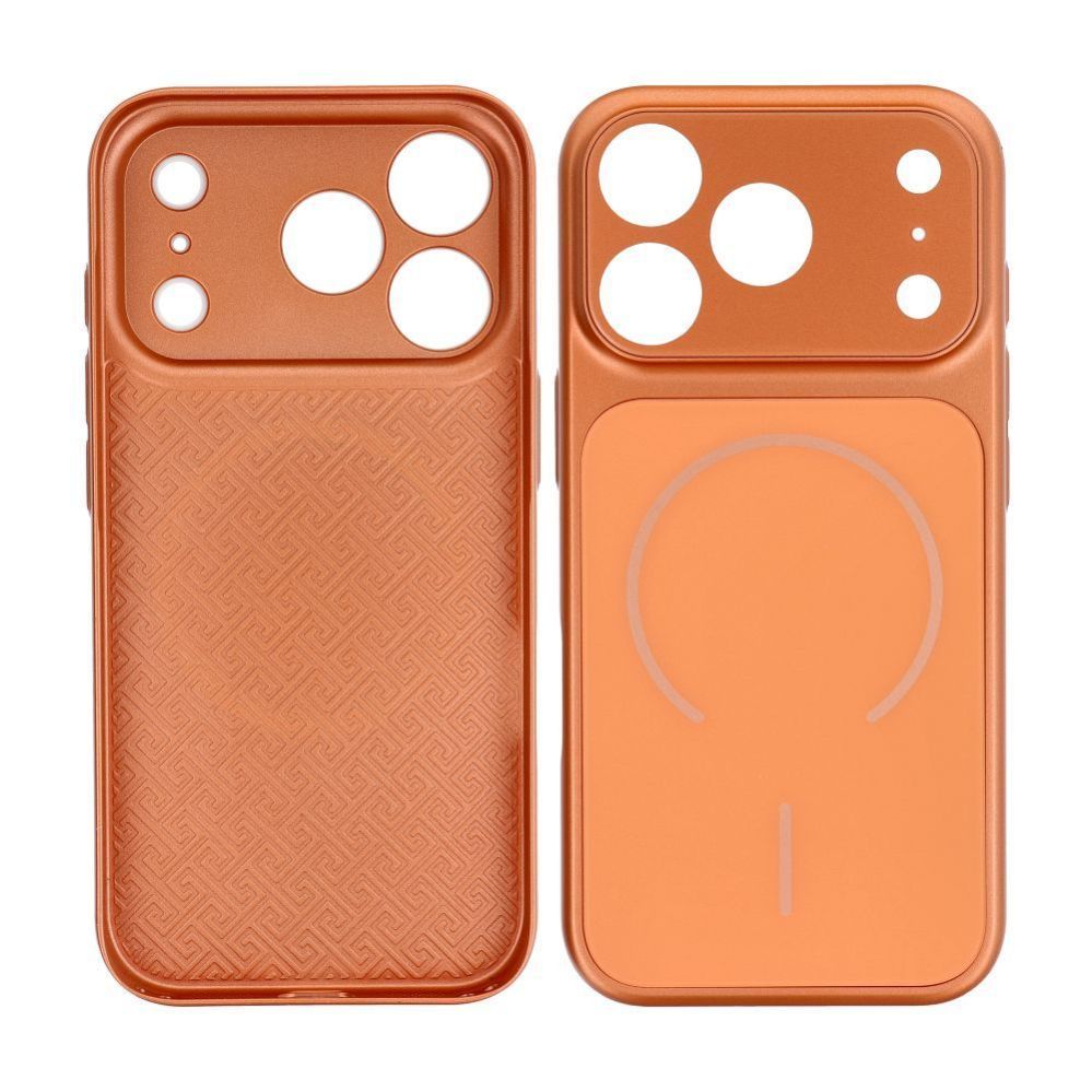 Чехол на заднюю панель OEM - Case for iPhone 17 AIR Make 17 compatible with MagSafe orange