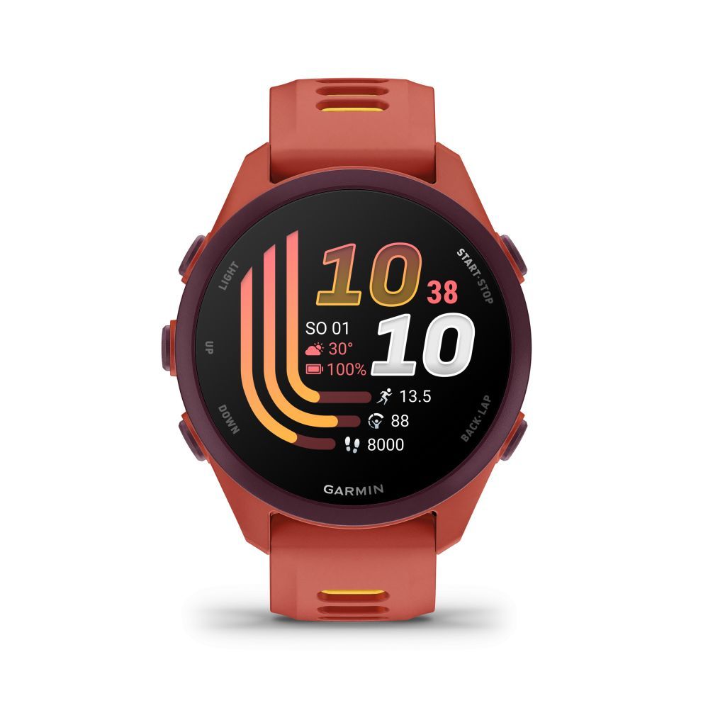 Nutikell Garmin  Forerunner 170 Music, Red Pink with Red Pink/Mango Band
