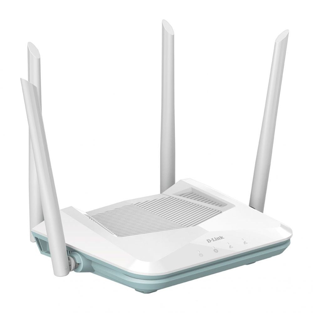 Ruuterid D-link  AX1500 Smart Router R15	 802.11ax, 1200+300  Mbit/s, 10/100/1000 Mbit/s, Ethernet LAN (RJ-45) ports 3, Mesh Support Yes, MU-MiMO Yes, Antenna type 4xExternal