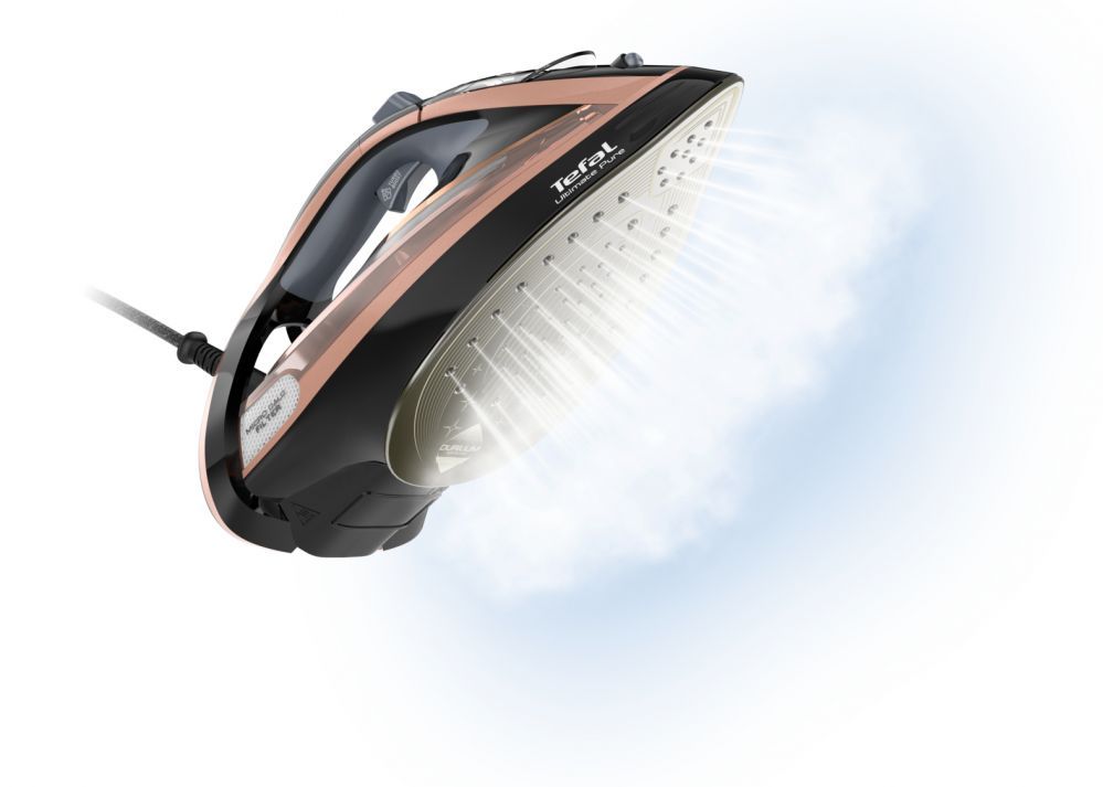 Triikrauad TEFAL  Steam Iron FV9845 3200 W, Water tank capacity 350 ml, Continuous steam 60 g/min, Black/Rose Gold