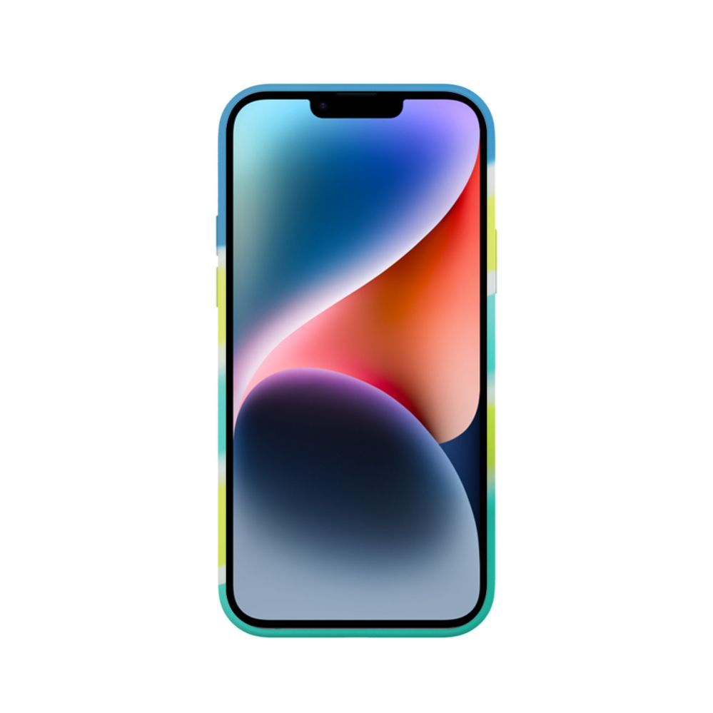 Чехол на заднюю панель Evelatus Apple iPhone 15 Plus Silicone case Multi-Colored Yellow Green