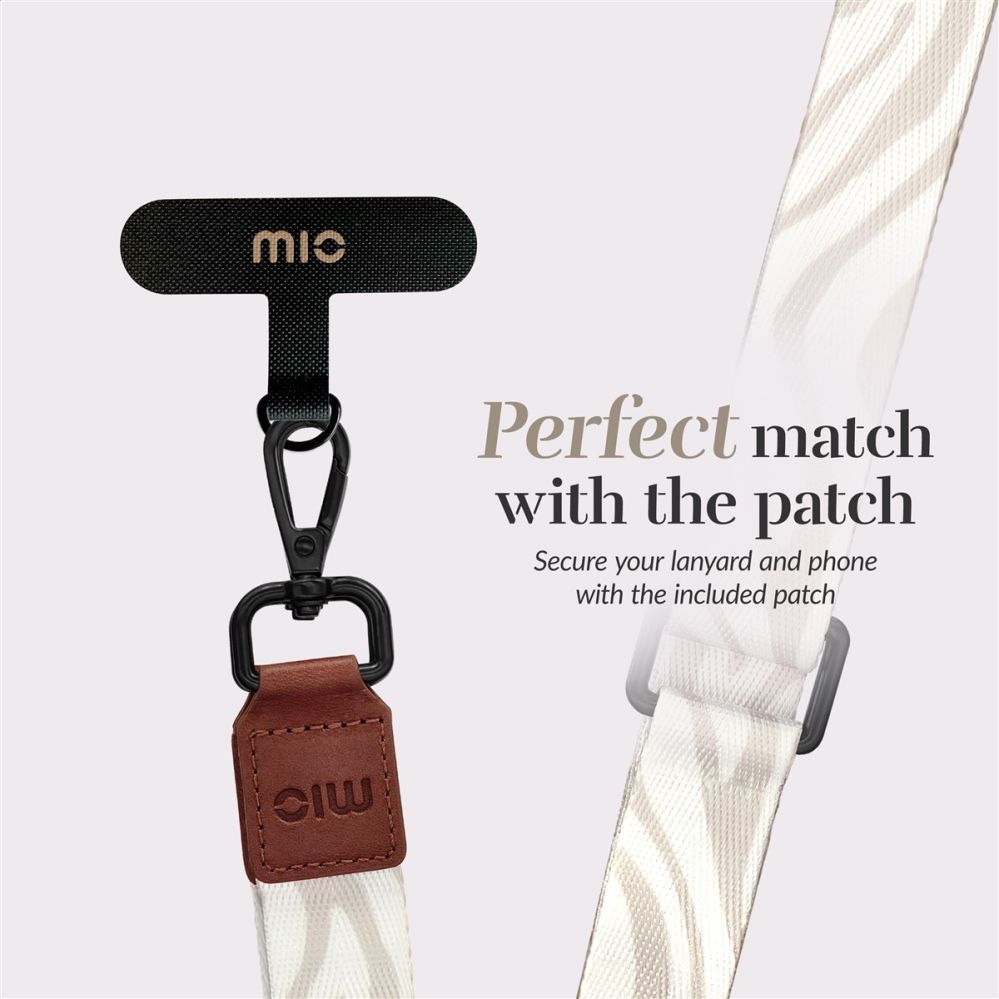 Чехол на заднюю панель Mio  MIO Lanyard strap Sandy Zebra