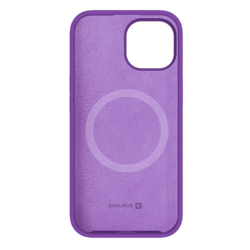 Чехол на заднюю панель Evelatus Apple iPhone 15 Plus Premium Magsafe Soft Touch Silicone Case Deep Purple