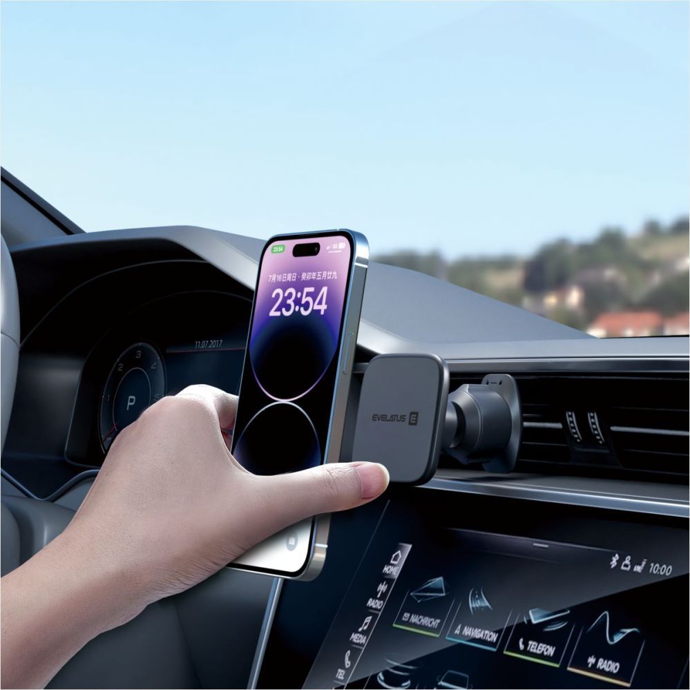 Automaatne hoidja Evelatus  Car air conditioning vent bracket with MagSafe C2+KAC001 Black