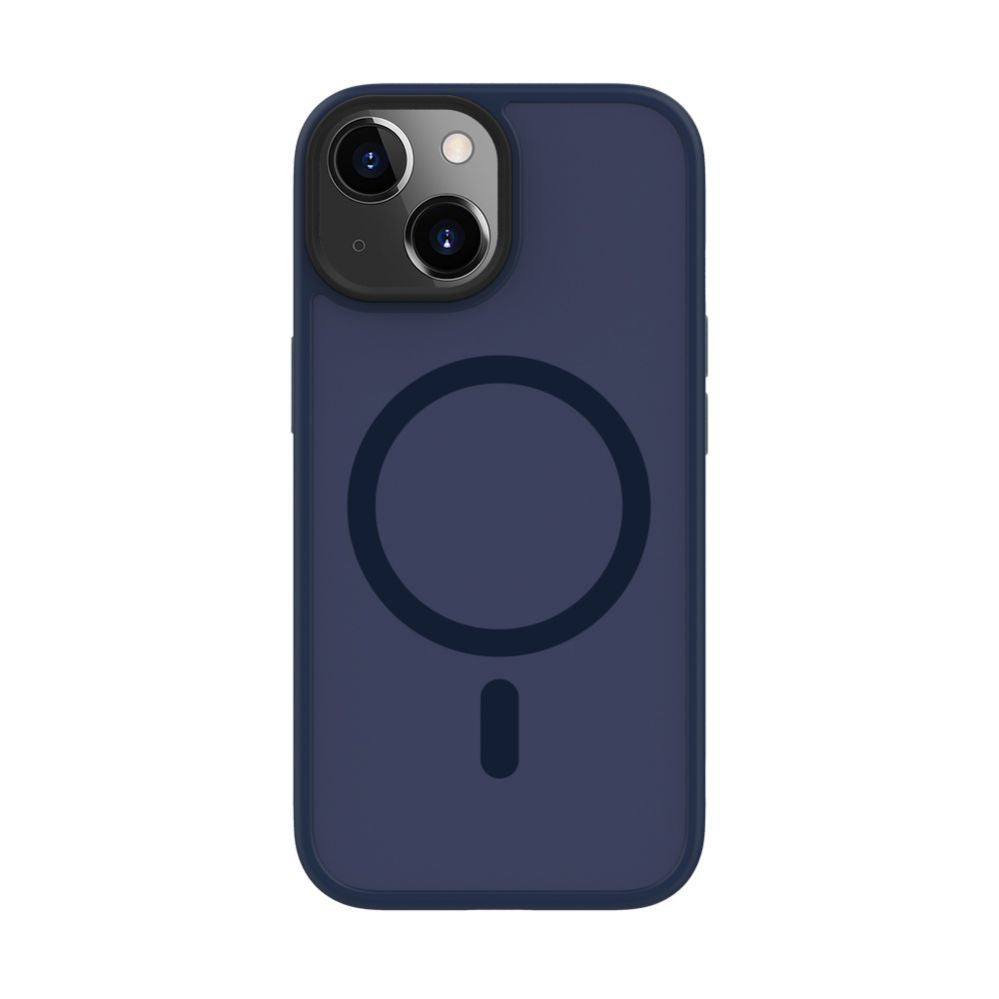 Чехол на заднюю панель Evelatus Apple iPhone 15 Hybird Case With Magsafe PC+TPU Dark Blue