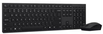 Компьютерная клавиатура Lenovo  LENOVO PROFESSIONAL WIRELESS RECHARGEABLE KEYBOARD & MOUSE AI NORDIC