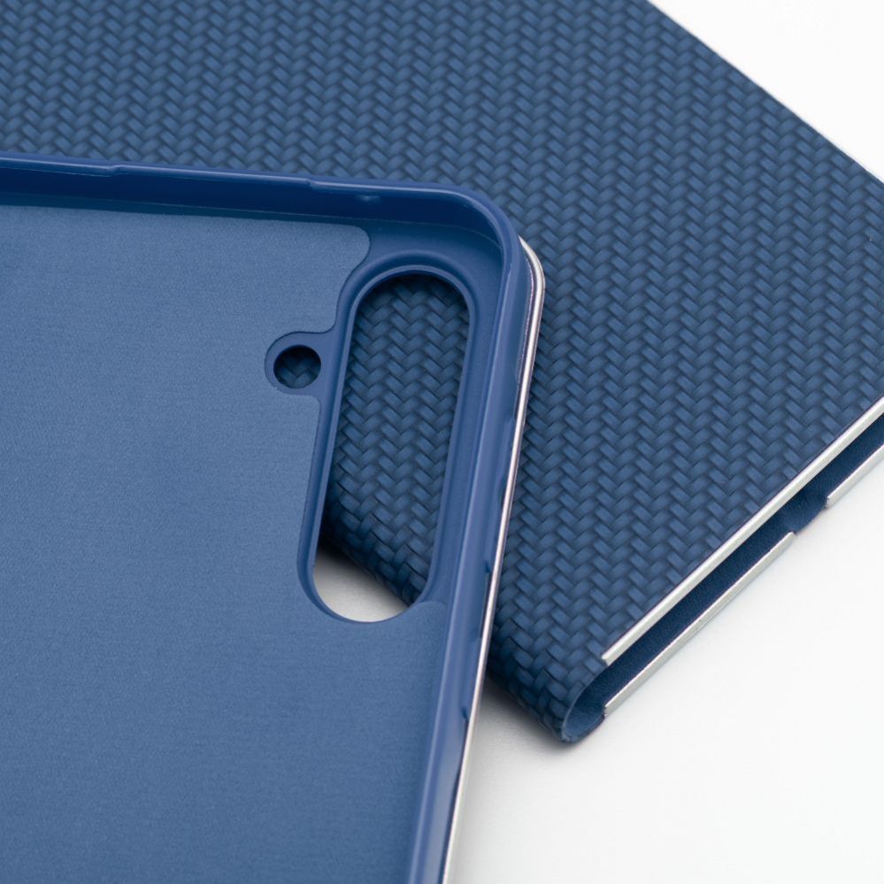 Чехол книжка OEM  Flip case for Samsung A54 5G Luna Book Carbon blue