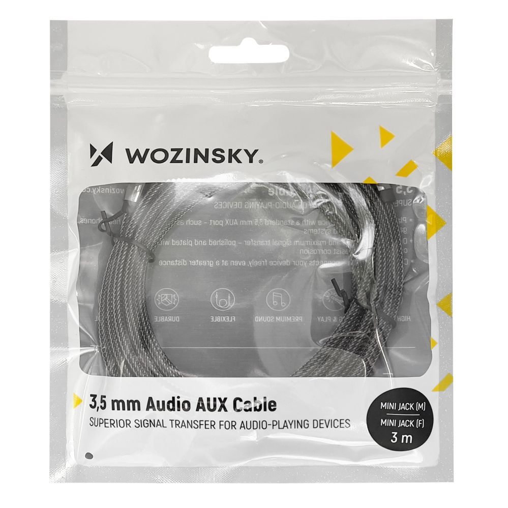 Кабель Wozinsky  3 m \ Black