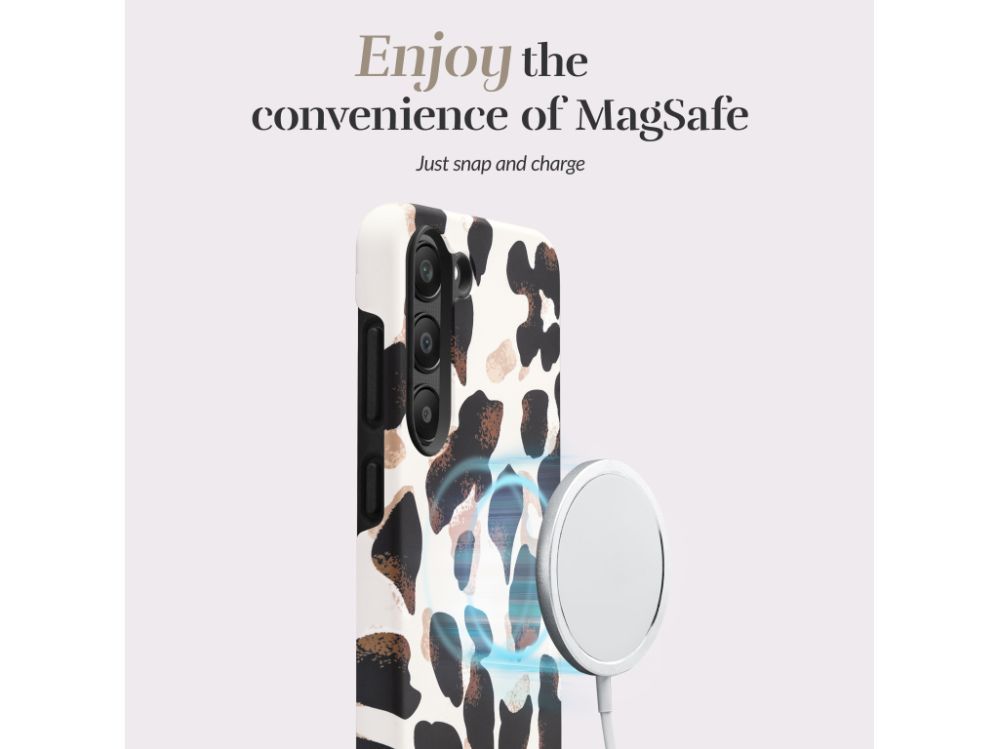 Tagakaaned Mio  MIO Leopard Magsafe Compatible for Samsung S25 Ultra 5G