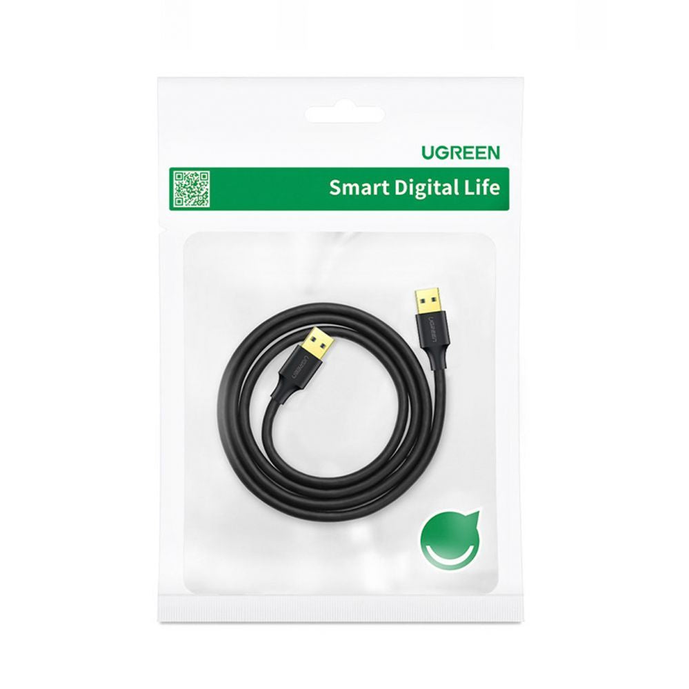 Kaabel Ugreen  Ugreen US128 10371 USB-A 3.0 / USB-A 3.0 5Gb/s cable 2m - black