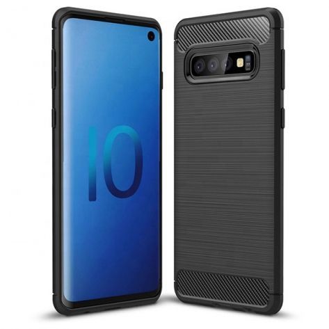 Tagakaaned iLike Samsung Galaxy Note 10 Pro Back Case CARBON Black