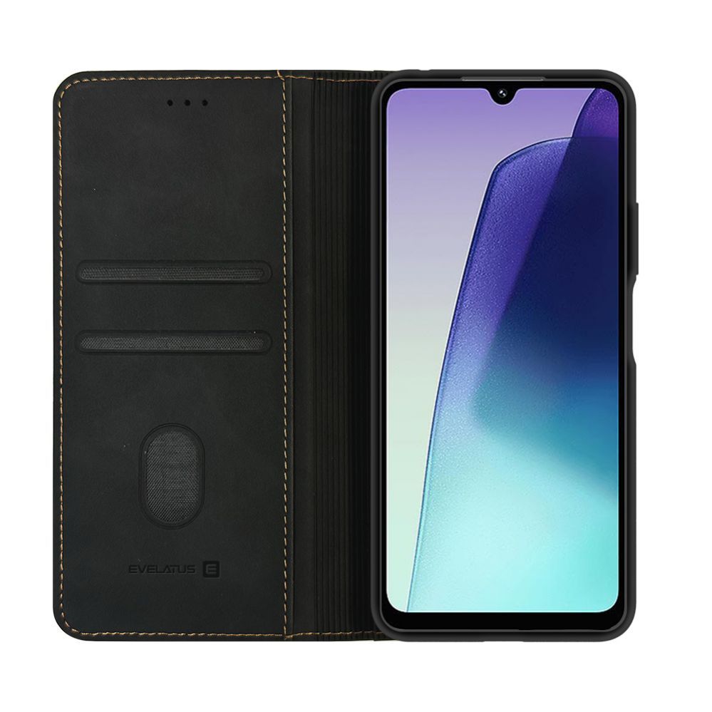 Чехол книжка Evelatus Xiaomi Redmi 14C 4G/ 14C 5G / Redmi A4 / POCO C75 Book Case Black