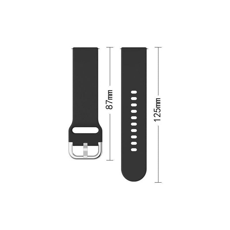 Rihm Hurtel  Silicone Strap TYS band for Samsung Galaxy Watch 40 / 41 / 42 / 43 / 44 mm - gray