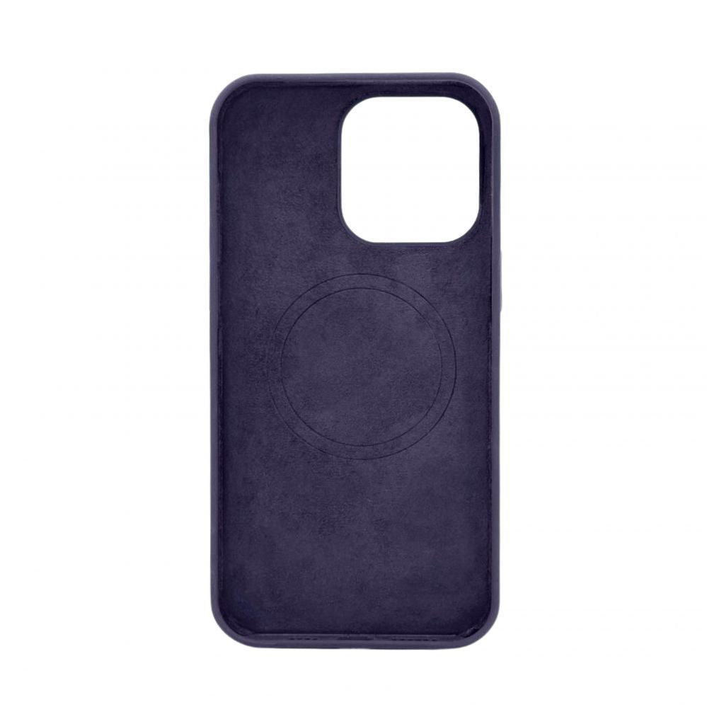 Back panel cover Evelatus Apple iPhone 13 Pro Premium Magsafe Soft Touch Silicone Case Midnight Blue