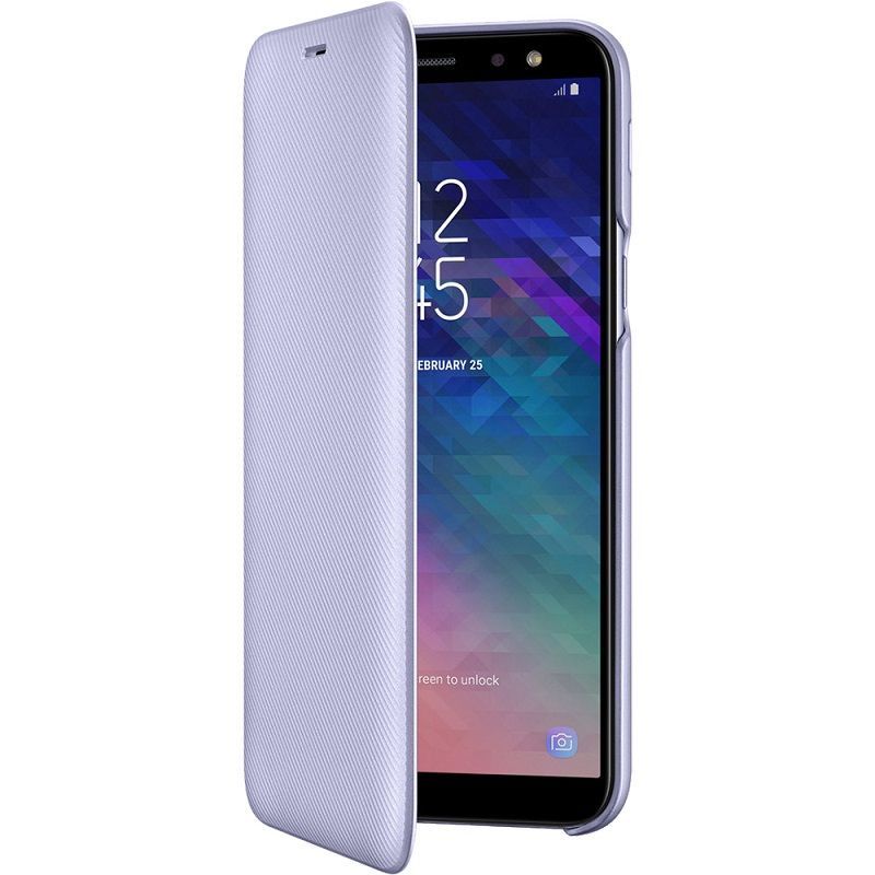 Tagakaaned Samsung  A6 Plus 2018 A605 Wallet Cover Purple