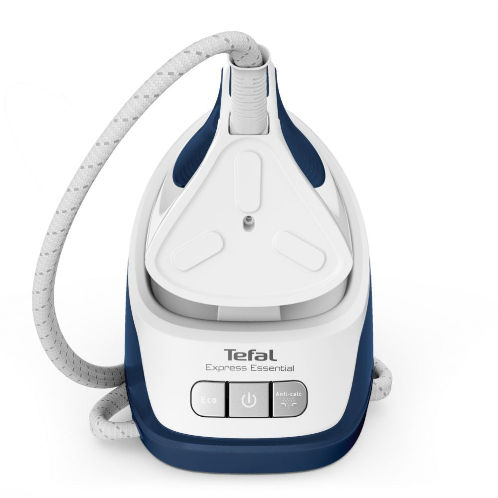 Triikrauad TEFAL  | Express Essential Steam Station | SV6116E0 | 2200 W | 1.4 L | 5 to 6 bar | Auto power off | Vertical steam function | Calc-clean function | White/ Blue