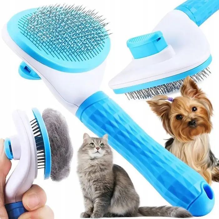 Другой товар iLike  Pet Smart Pet Comb for Dogs & Cats Soft Silicone De-shedding Brush for 15–25 mm Fur