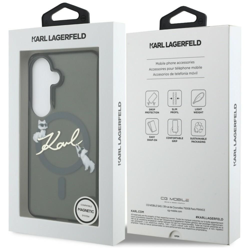 Muud kaubad Karl Lagerfeld  Karl Lagerfeld IML KC Script MagSafe Case for Samsung Galaxy S26 - Black