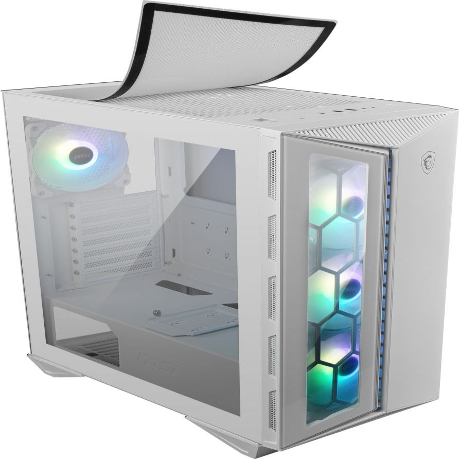 Arvuti korpus MSI  MPG GUNGNIR 110R White, Mid-Tower, Power supply included No