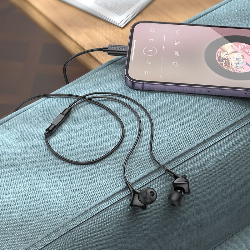 Kõrvaklapid Hoco  M113 Clear universal digital earphones with microphone iP