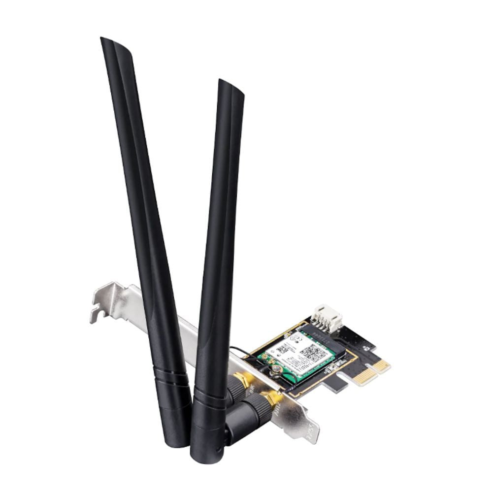 Routers Cudy  WE3000 AirMax AX3000 WiFi 6 Bluetooth 5.0 PCIe Adapter Intel AX200 Dual Band 2 Antennas Black
