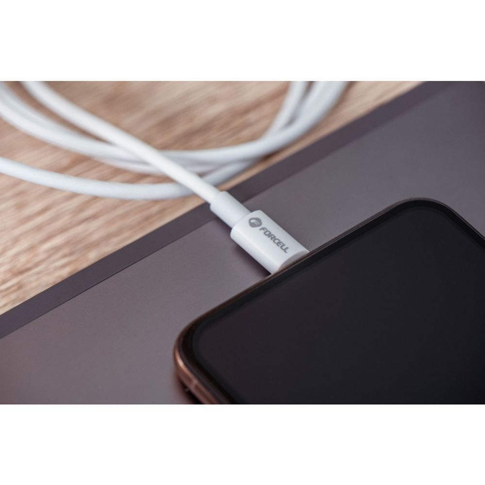 Cable Forcell  Cable USB C to USB C Forcell F-Energy QC4.0 PD 5A 100W 3 m C339 white