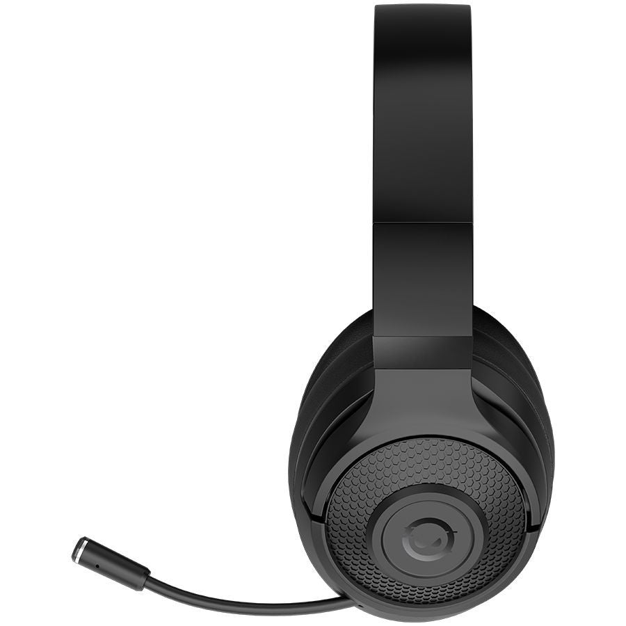 Kõrvaklapid mikrofoniga LORGAR  LORGAR Noah 500, Wireless Gaming headset with microphone, JL7006, BT 5.3, battery life up to 58 h (1000mAh), USB (C) charging cable (0.8m), 3.5 mm AUX cable (1.5m), size: 195*185*80mm, 0.24kg, black