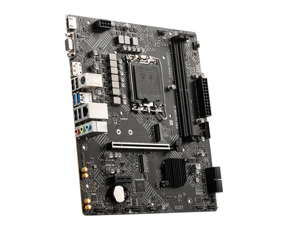 Материнская плата для процессоров Intel MSI  PRO H610M-G