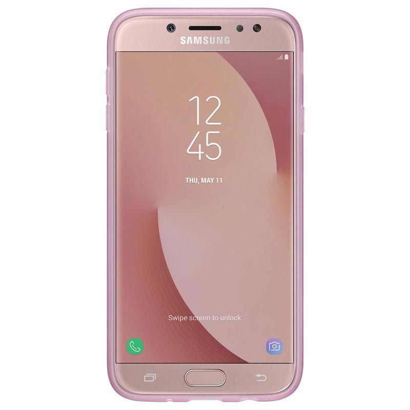 Чехол на заднюю панель Samsung  Galaxy J3 2017 Dual Layer Cover Pink EF-PJ330CPEG