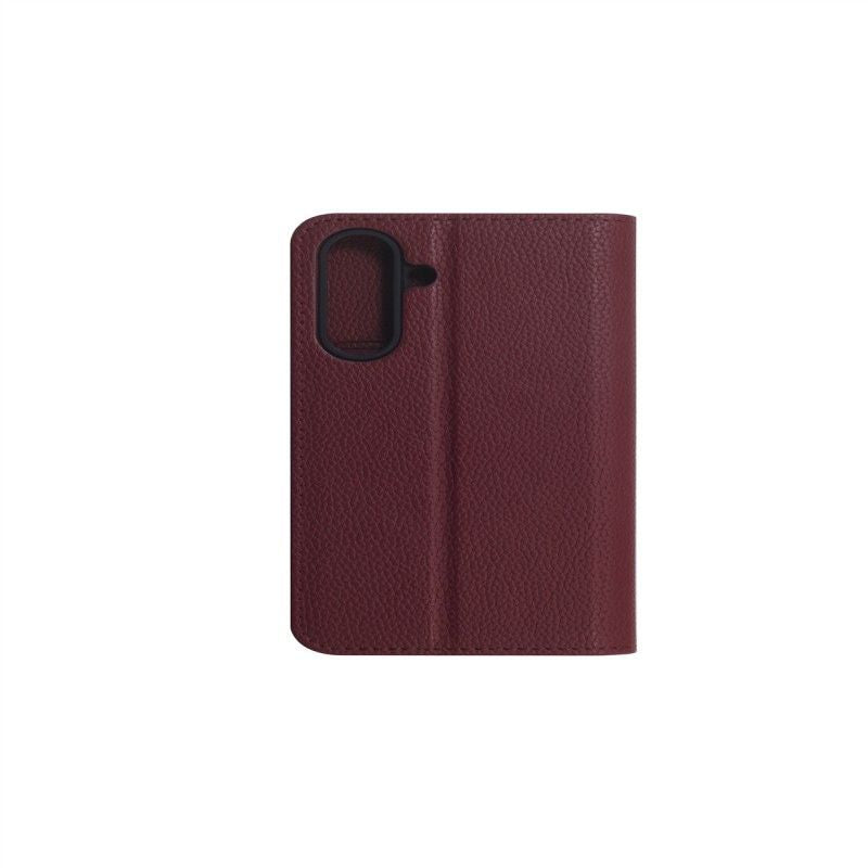 Tagakaaned Just Must  JM STAND FLIP CASE for Galaxy A56, Burgundy