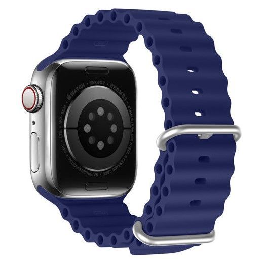Strap Dux Ducis Apple Silicone Strap for Apple Watch 38/40/41/42MM Navy Blue