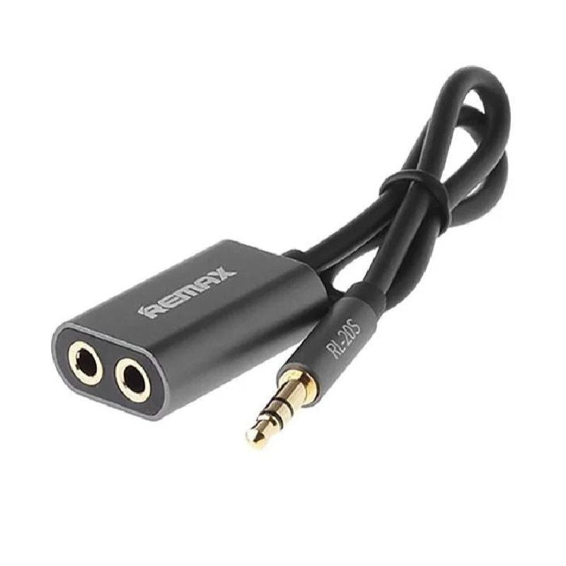 Helikaabel Remax Qulmax 3.5mm Share Jack Cable RL-20S Grey
