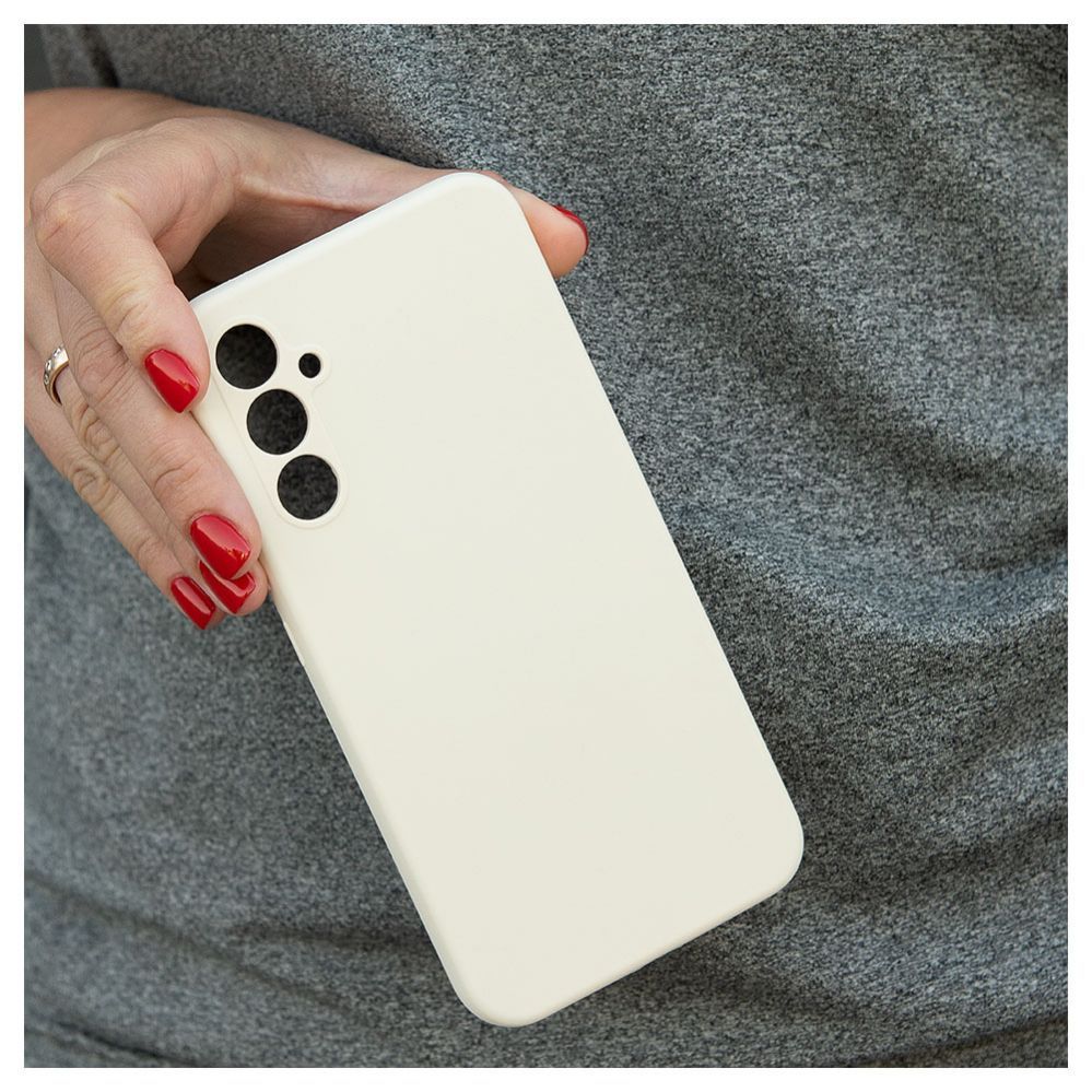 Tagakaaned Evelatus Samsung Galaxy A34 5G Premium Soft Touch Silicone Case Beige