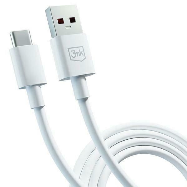 Kaabel 3MK  3MK Hyper Cable USB-A to USB-C 5A 60W 1.2m biały/white kabel